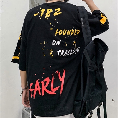 市场上装-T恤-微潮T恤