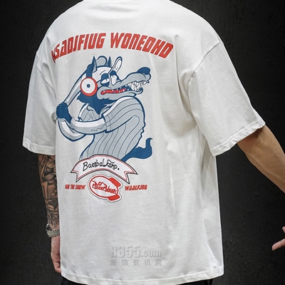 市场上装-T恤-微潮T恤