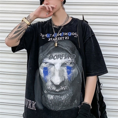 市场上装-T恤-微潮T恤