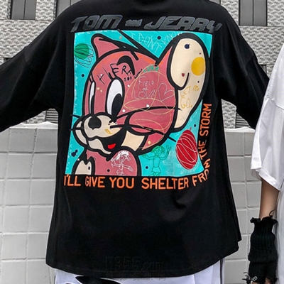 市场上装-T恤-微潮T恤