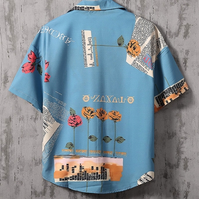 市场上装-衬衫-微潮衬衫