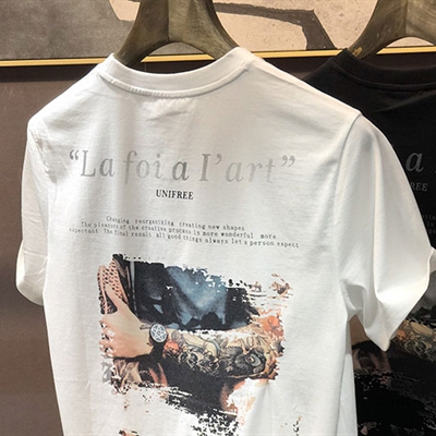 市场上装-T恤-休闲T恤 【实拍】