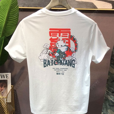 市场上装-T恤-休闲T恤 【实拍】