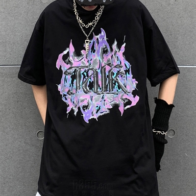 市场上装-T恤-微潮T恤