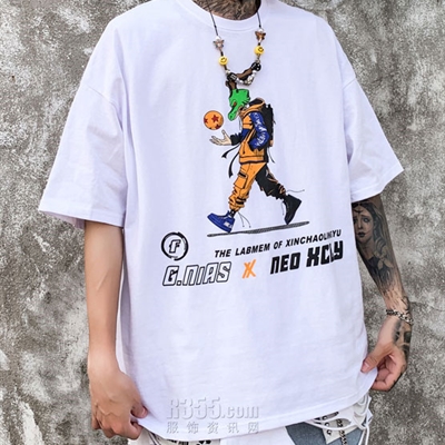 市场上装-T恤-微潮T恤