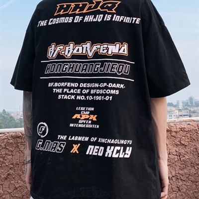 市场上装-T恤-微潮T恤