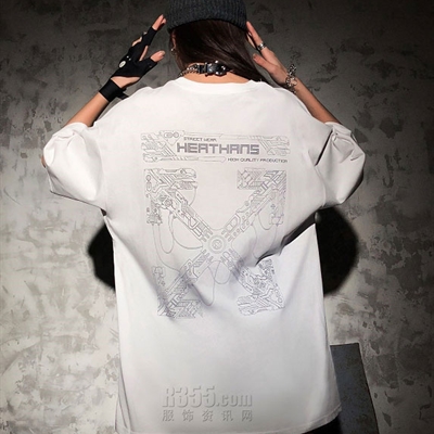 市场上装-T恤-微潮T恤