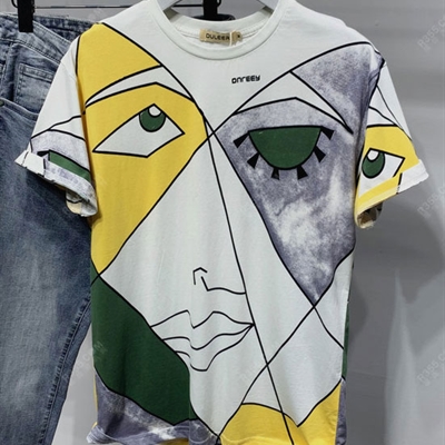 市场上装-T恤-微潮T恤 【实拍】