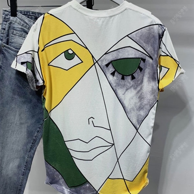 市场上装-T恤-微潮T恤 【实拍】