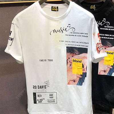 市场上装-T恤-休闲T恤 【实拍】