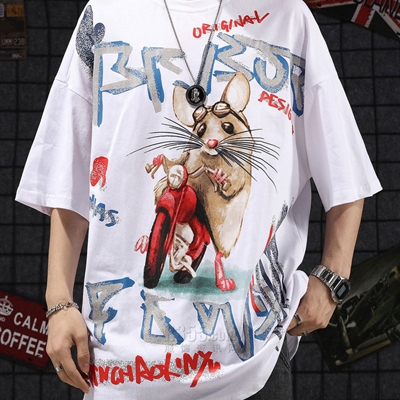 市场上装-T恤-微潮T恤 