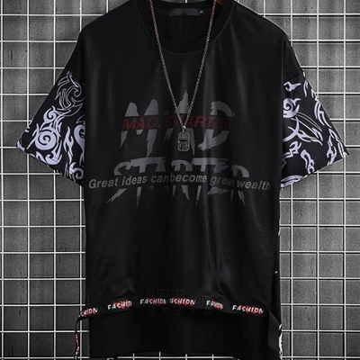 市场上装-T恤-微潮T恤