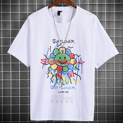 市场上装-T恤-微潮T恤