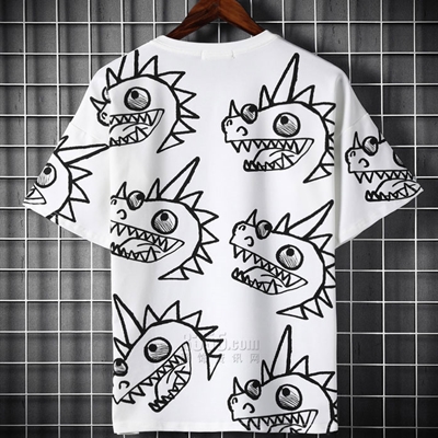 市场上装-T恤-微潮T恤