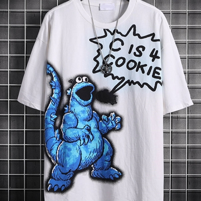 市场上装-T恤-微潮T恤