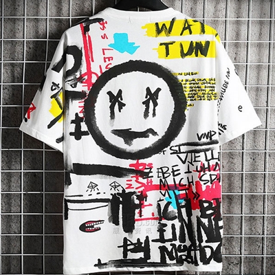 市场上装-T恤-微潮T恤