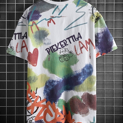 市场上装-T恤-微潮T恤