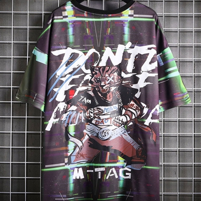 市场上装-T恤-微潮T恤