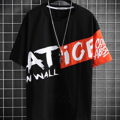 市场上装-T恤-微潮T恤