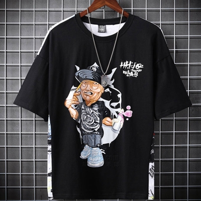 市场上装-T恤-微潮T恤