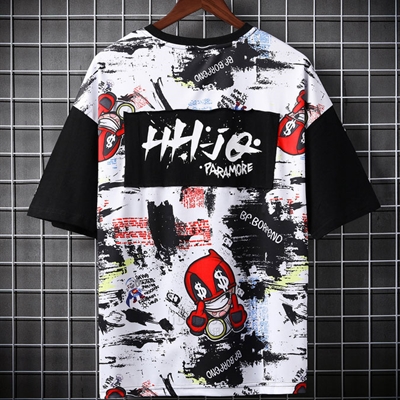 市场上装-T恤-微潮T恤