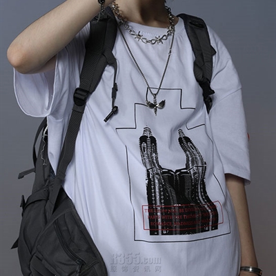 市场上装-T恤-微潮T恤