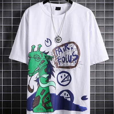 市场上装-T恤-微潮T恤