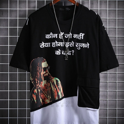 市场上装-T恤-微潮T恤