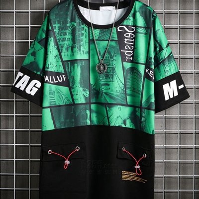 市场上装-T恤-微潮T恤