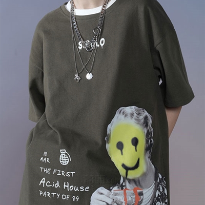 市场上装-T恤-微潮T恤