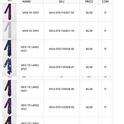 2021春夏_Paul Smith_配件价格表_欧洲大牌资料