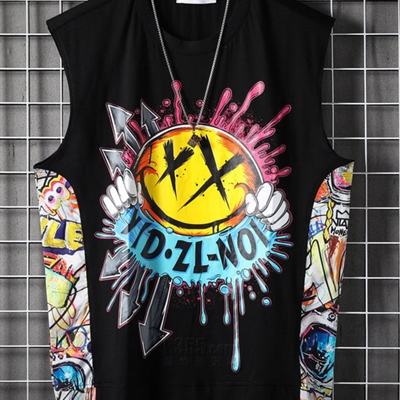 市场上装-T恤-微潮T恤