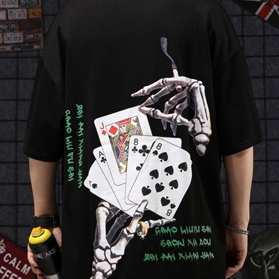 市场上装-T恤-微潮T恤