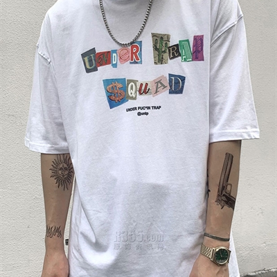 市场上装-T恤-微潮T恤