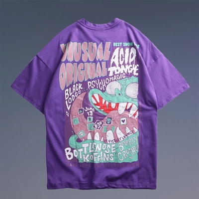 市场上装-T恤-微潮T恤