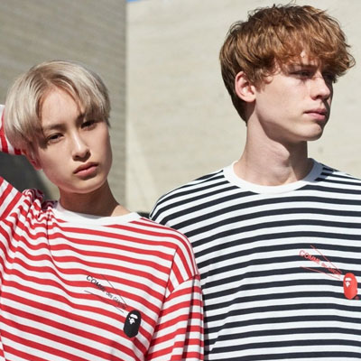 日本《Comme Des Garcons x A Bathing Ape》2020夏季休闲时尚男装女装