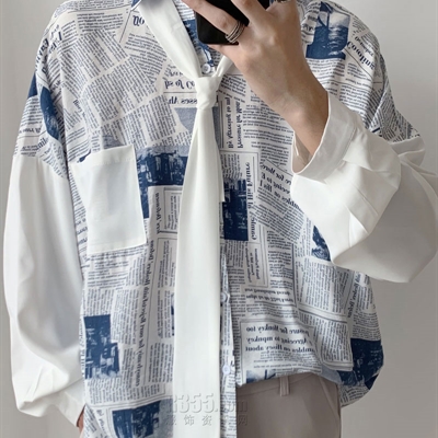 市场上装-衬衫-微潮衬衫