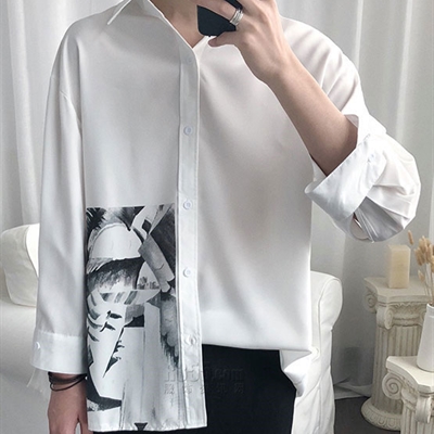 市场上装-衬衫-微潮衬衫