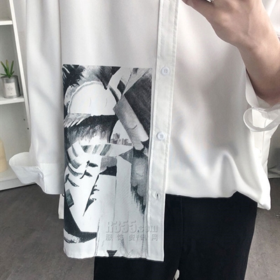 市场上装-衬衫-微潮衬衫