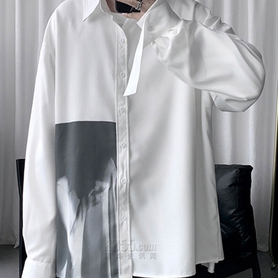 市场上装-衬衫-微潮衬衫