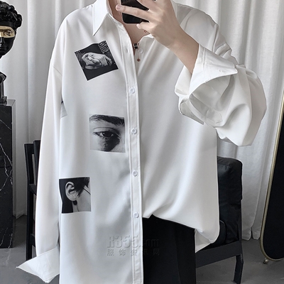 市场上装-衬衫-微潮衬衫