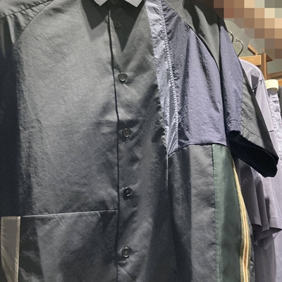商场品牌-短袖-衬衫【实拍】