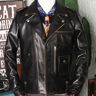 市场上装-皮衣-外贸商务皮衣