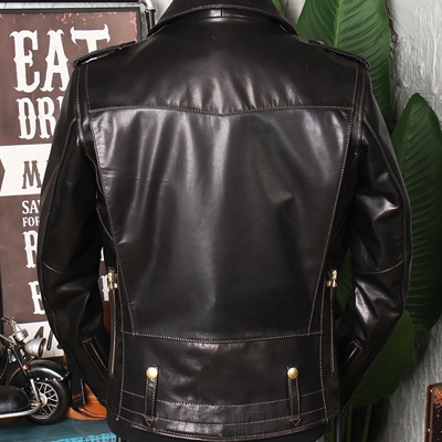 市场上装-皮衣-外贸商务皮衣