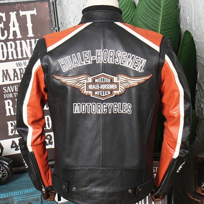 市场上装-皮衣-外贸商务皮衣