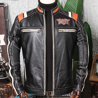 市场上装-皮衣-外贸商务皮衣