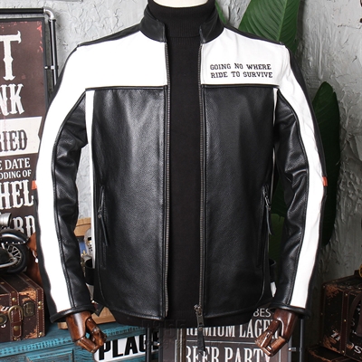 市场上装-皮衣-外贸商务皮衣