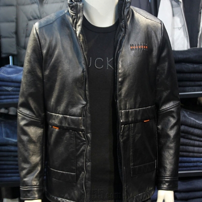 市场上装-皮衣-外贸商务皮衣