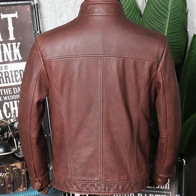 市场上装-皮衣-外贸商务皮衣