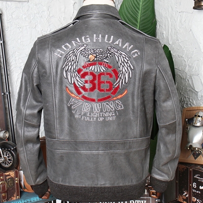 市场上装-皮衣-外贸商务皮衣